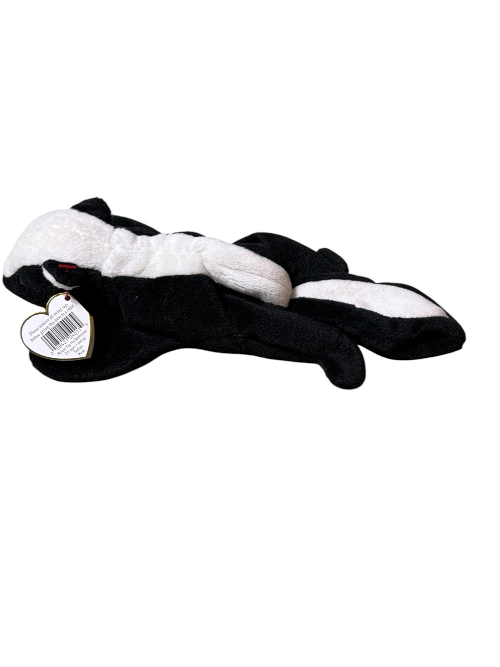 Ty Beanie Baby Stinky Skunk 4017 1995 4th Gen Hang Tag Mint Condition TY Tag Err